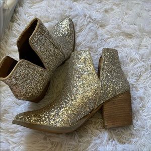 Sparkle ankle boots
